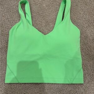 Lululemon Athletica Bright Green Tank Top